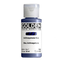 Farba akrylowa GOLDEN Fluid 118 ml – 2005 antracytowo niebieska
