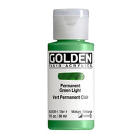 Farba akrylowa GOLDEN Fluid 118 ml – 2250 trwały jasny zielony