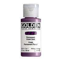 Farba akrylowa GOLDEN Fluid 118 ml – 2253 trwały ciemnofioletowy