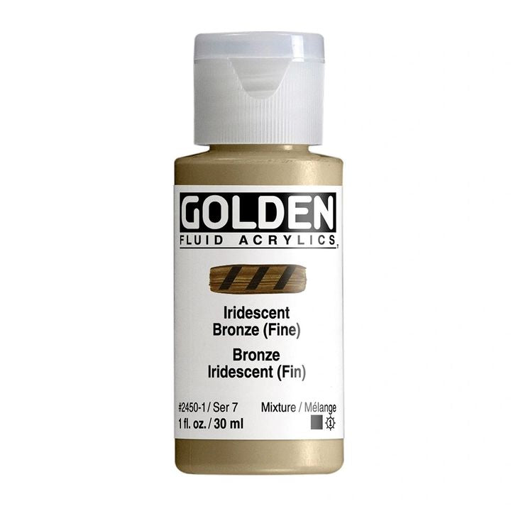 Farba akrylowa GOLDEN Fluid Iridescent 30 ml