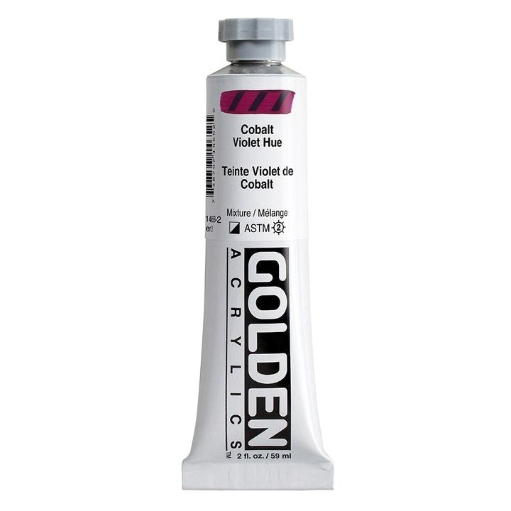 Farba akrylowa GOLDEN Heavy Body 148 ml – 1465 odcień fioletu kobaltowego