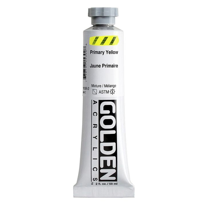 Farba akrylowa GOLDEN Heavy Body 148 ml – 1530 żółta