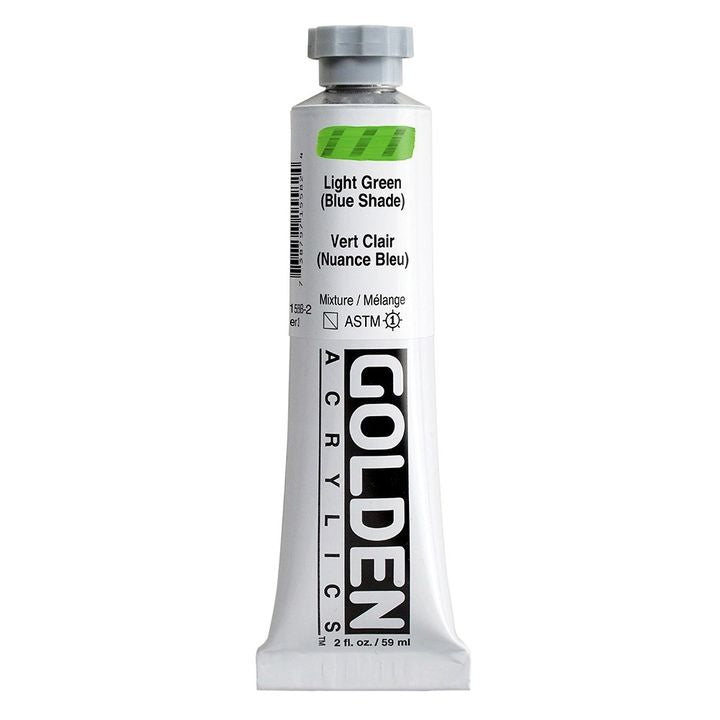 Farba akrylowa GOLDEN Heavy Body 148 ml – 1558 jasna zieleń (odcień niebieski)