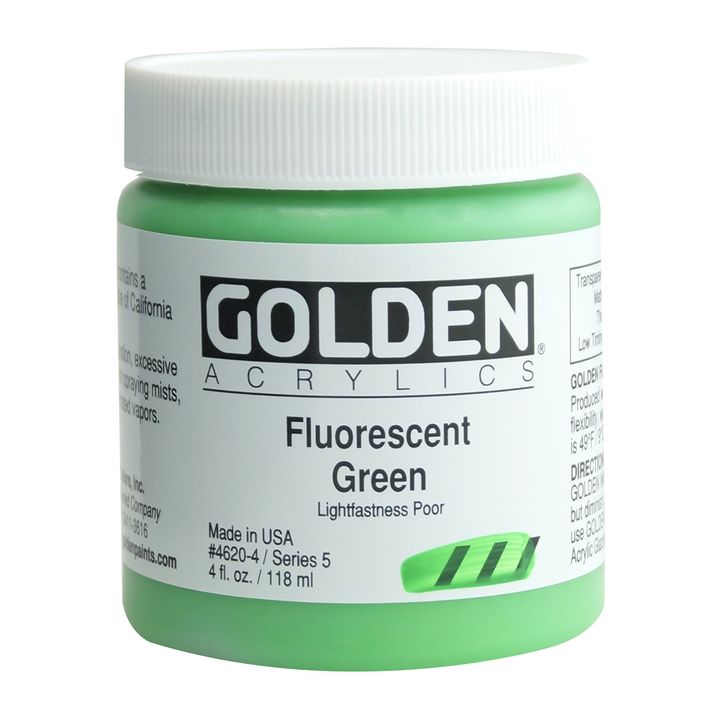 Farba akrylowa GOLDEN Heavy Body Fluorescent 118 ml