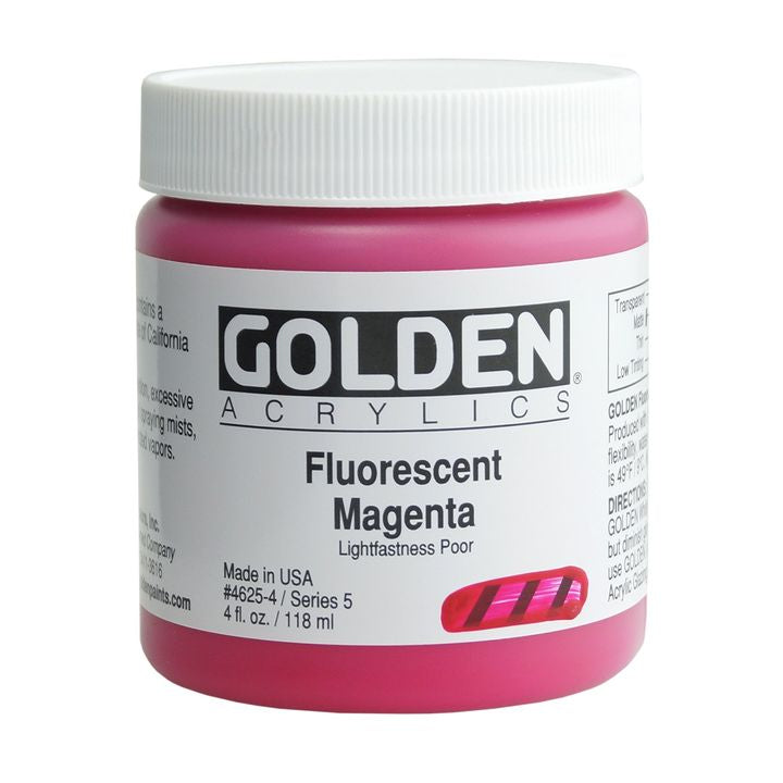 Farba akrylowa GOLDEN Heavy Body Fluorescent 118 ml
