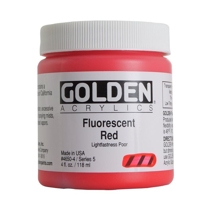 Farba akrylowa GOLDEN Heavy Body Fluorescent 118 ml