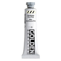 Farba akrylowa GOLDEN Heavy Body Interference 148 ml – 4030 niebieska