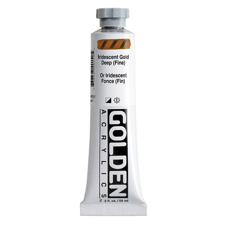 Farba akrylowa GOLDEN Heavy Body Iridescent 148 ml