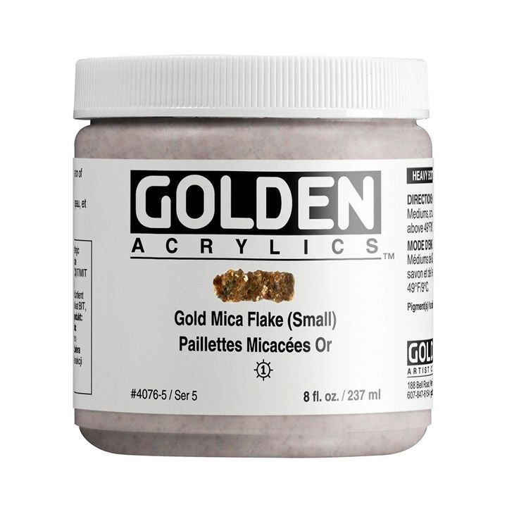 Farba akrylowa GOLDEN Heavy Body Mica Flake 118 ml