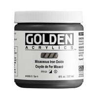 Farba akrylowa GOLDEN Heavy Body Micaceous iron oxide 118 ml | różne kolory | Artmie