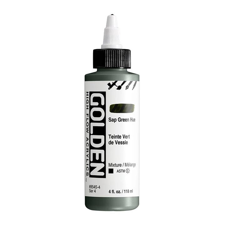 Farba akrylowa GOLDEN High Flow 118 ml – 8545 Sap zielona Hue