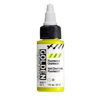 Farba akrylowa GOLDEN High Flow Fluorescent 30 ml – 8567 Chartreuse