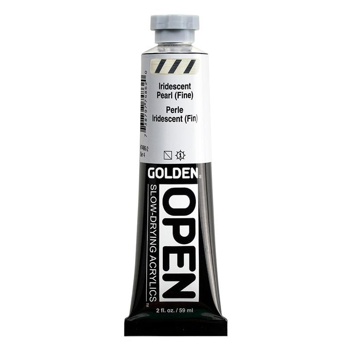 Farba akrylowa GOLDEN OPEN Slow-Drying Iridescent 59 ml | różne odcienie | Artmie