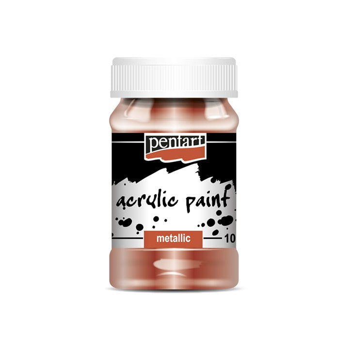 Farba akrylowa metaliczna - 100 ml | różne kolory | Artmie