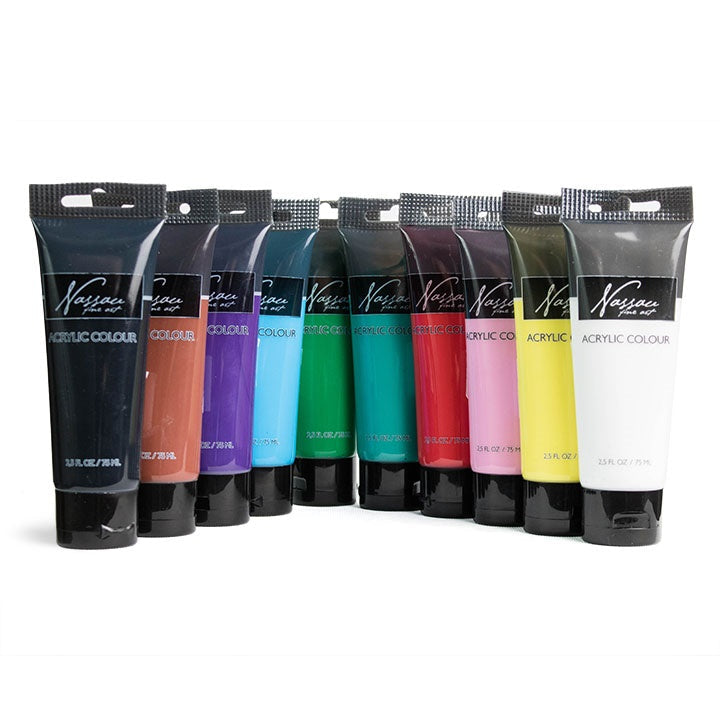 Farba akrylowa Nassau Fine Art w tubce 75 ml | różne odcienie | Artmie