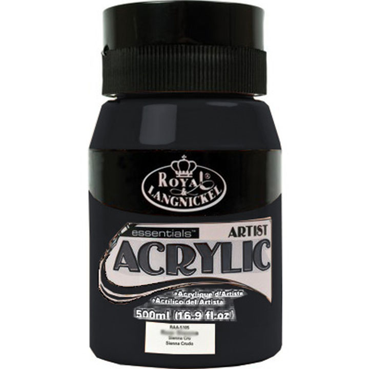 Farba akrylowa Royal Essentials 500 ml – 120 - Mars czarna