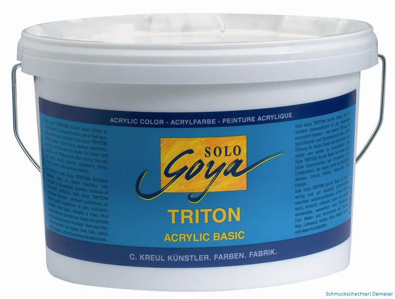 Farba akrylowa Solo Goya TRITON 2500 ml – 33 - Mixing biały