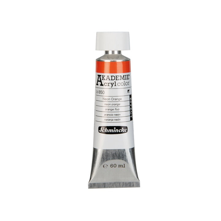 Farby akrylowe Schmincke AKADEMIE 60 ml – 850 neónowopomarańczowa