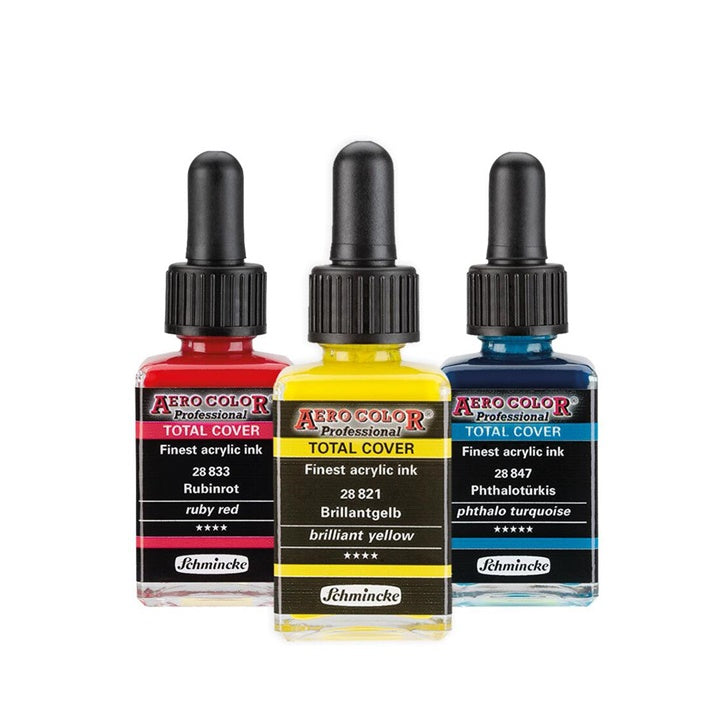 Tusz akrylowy Schmincke AERO COLOR Professional Total Cover 28 ml | różne kolory | Artmie