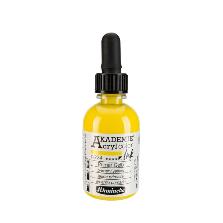 Tusz akrylowy Schmincke AKADEMIE 50 ml – 224 podstawowa żółta