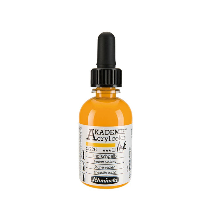 Tusz akrylowy Schmincke AKADEMIE 50 ml – 226 indian żółta
