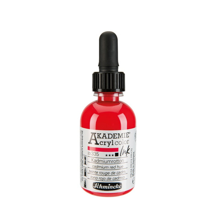 Tusz akrylowy Schmincke AKADEMIE 50 ml – 335 cadmium czerwona hue