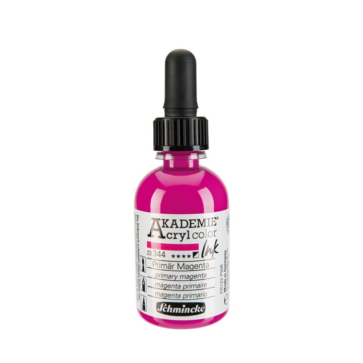 Tusz akrylowy Schmincke AKADEMIE 50 ml – 344 podstawowa purpurowa