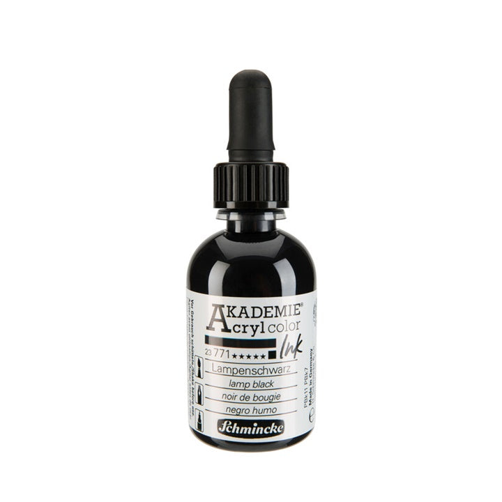 Tusz akrylowy Schmincke AKADEMIE 50 ml – 771 lamp black