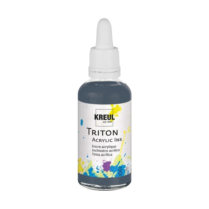 Tusz akrylowy Triton 40 ml - KREUL – grafitowa