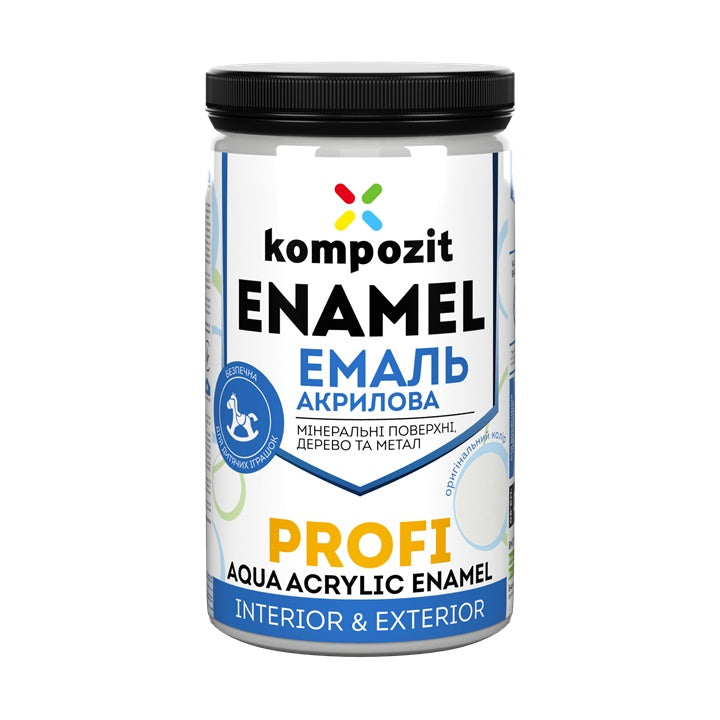 Emalia akrylowa KOMPOZIT PROFI Gloss 0.3 l | różne odcienie