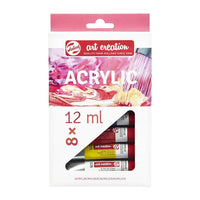 Akrylowe farby Art Creation / zestaw 8 szt x 12 ml | Artmie