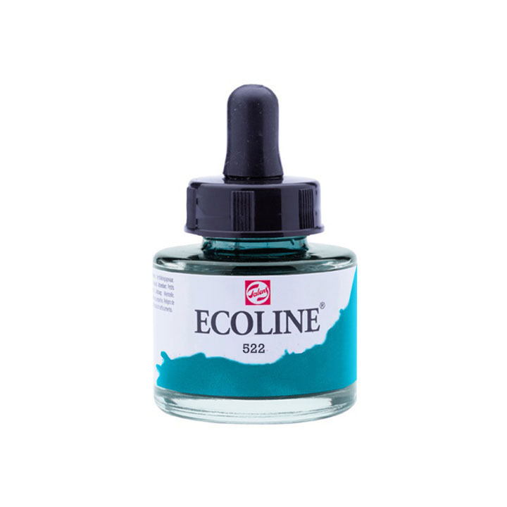 Farba akwarelowa Ecoline 30 ml – 522 Turkusowy Niebieski