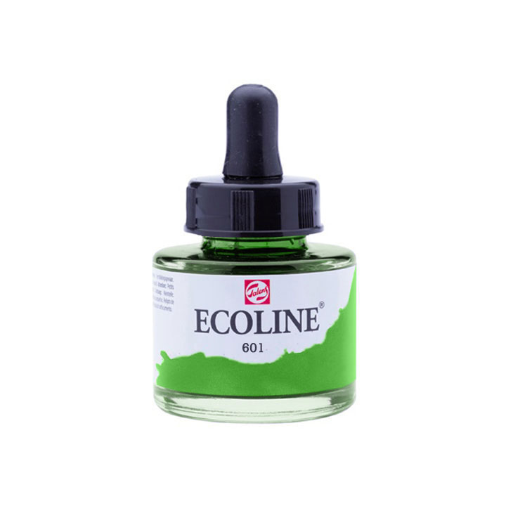 Farba akwarelowa Ecoline 30 ml – 601 Jasnozielony