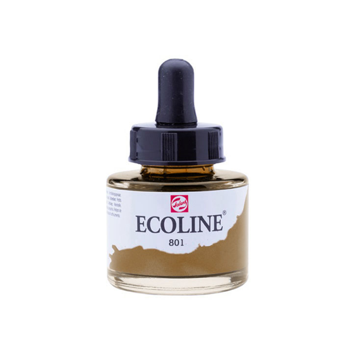 Farba akwarelowa Ecoline 30 ml – 801 Złoty