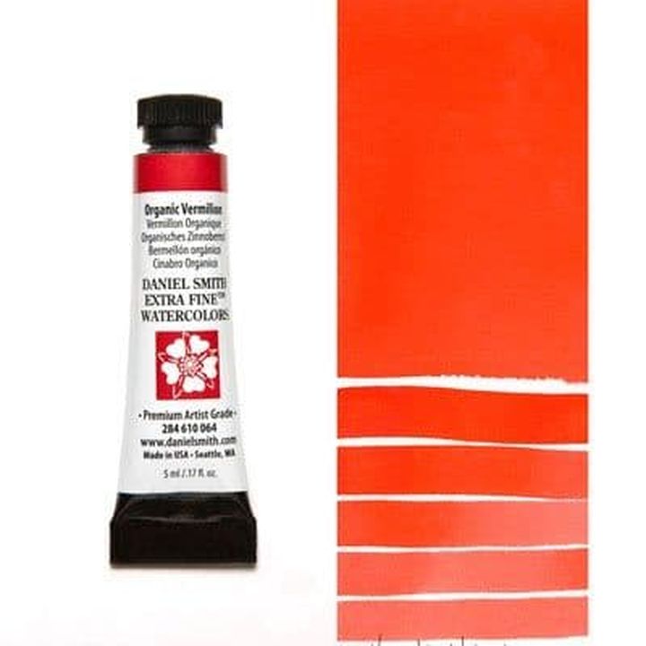 Farby akwarelowe Daniel Smith Extra Fine – 064 Czerwień organiczna