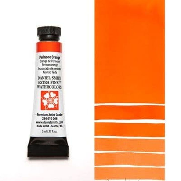 Farby akwarelowe Daniel Smith Extra Fine – 066 Perinone pomarańczowa