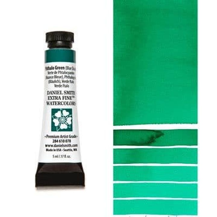 Farby akwarelowe Daniel Smith Extra Fine – 078 Phthalo zielona [niebieska Shade]