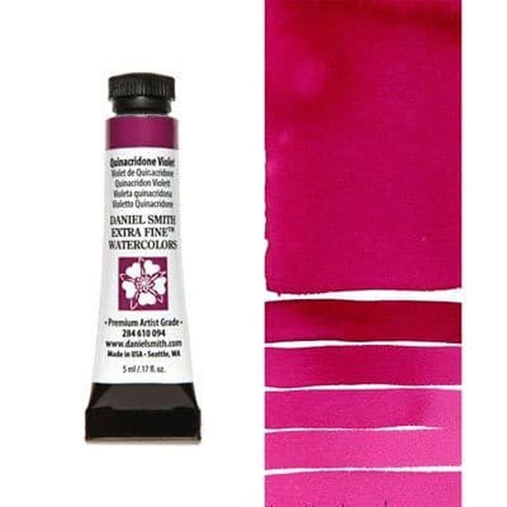 Farby akwarelowe Daniel Smith Extra Fine – 094 fioletowy Quinacridone