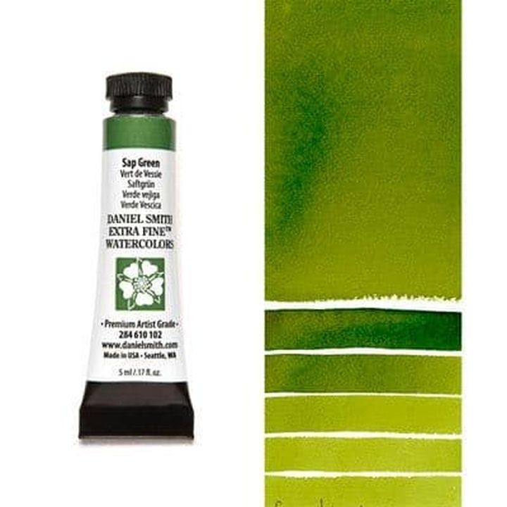 Farby akwarelowe Daniel Smith Extra Fine – 102 Sap zielona