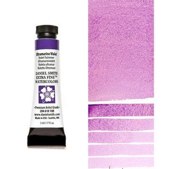 Farby akwarelowe Daniel Smith Extra Fine – 108 ultramarynowy fioletowy