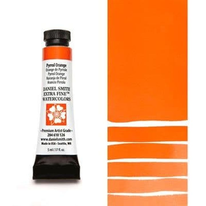 Farby akwarelowe Daniel Smith Extra Fine – 126 Pyrrol pomarańczowa