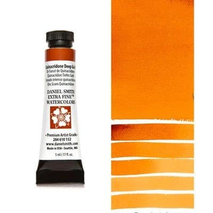 Farby akwarelowe Daniel Smith Extra Fine – 152 nasycony złoty Quinacridone