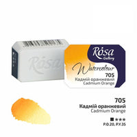 Farby akwarelowe Rosa Gallery szalka 2,5 ml – 705 pomarańczowa kadmowa