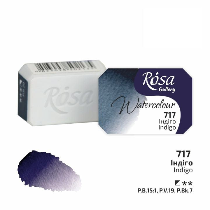 Farby akwarelowe Rosa Gallery szalka 2,5 ml – 717 indygowa