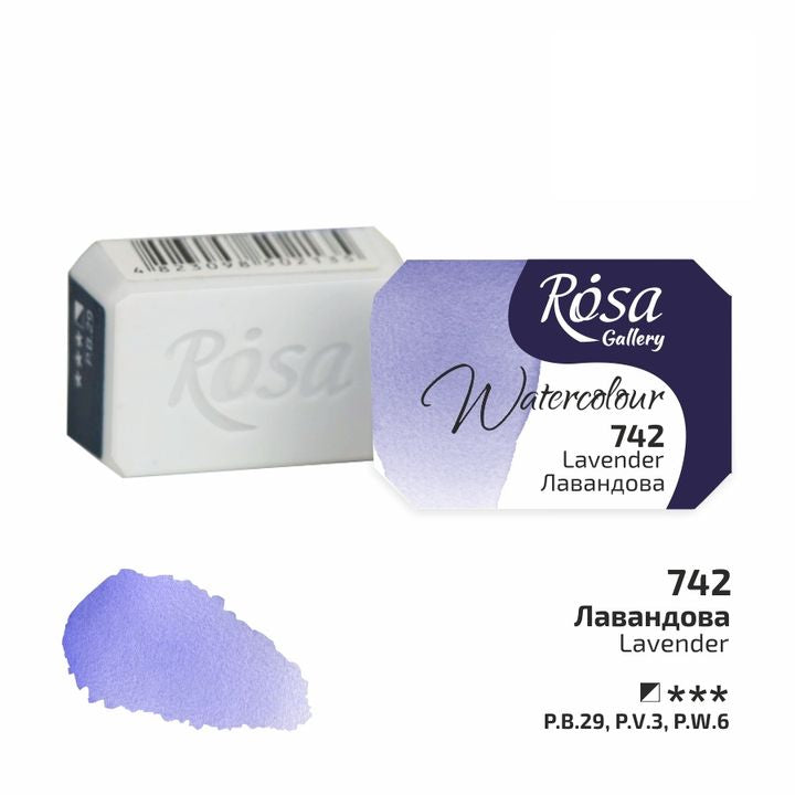 Farby akwarelowe Rosa Gallery szalka 2,5 ml – 742 lawendowa