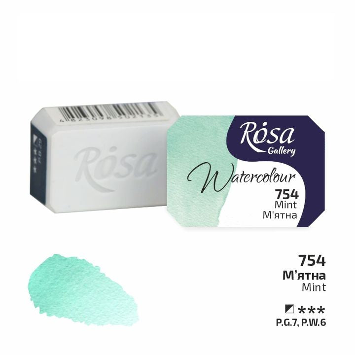 Farby akwarelowe Rosa Gallery szalka 2,5 ml – 754 miętowa