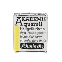 Farby akwarelowe Schmincke AKADEMIE 1/2 kostki – 222 jasny cytrynowożółty