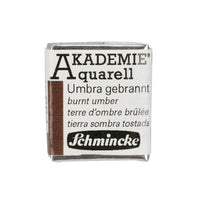 Farby akwarelowe Schmincke AKADEMIE 1/2 kostki – 664 Umbra palona