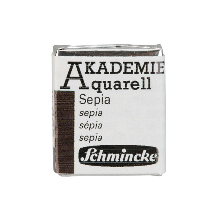 Farby akwarelowe Schmincke AKADEMIE 1/2 kostki – 665 Sepia