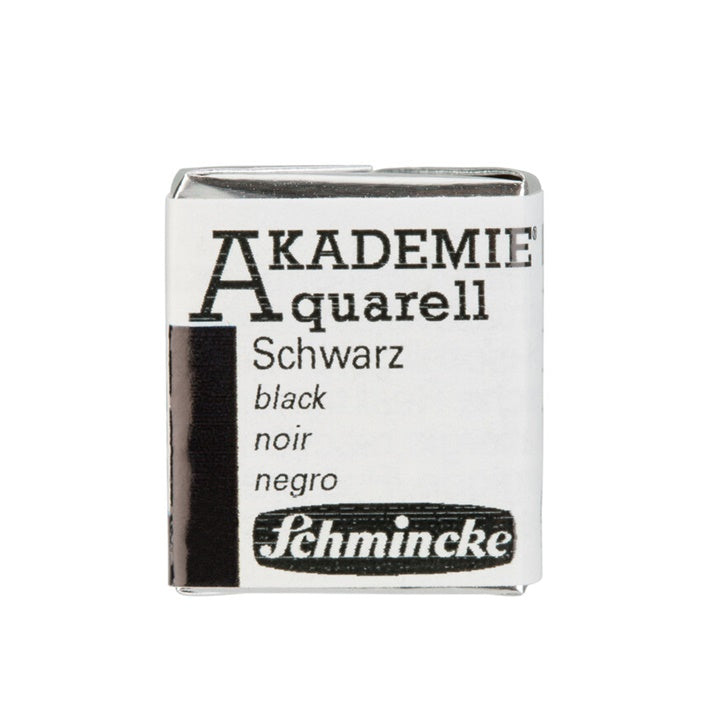 Farby akwarelowe Schmincke AKADEMIE 1/2 kostki – 782 czarna